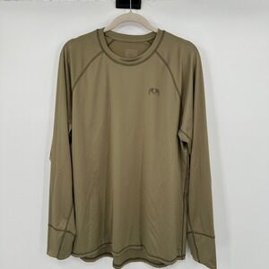 Kuiu Gila Long Sleeve Shirt Mens XL Tan Cool Touch Anti Odor UPF50+